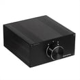 thumbnail image 1 of 3-Way Stereo XLR Passive Audio Signal Switcher Selection Switch Balanced 3 in 1 Out Audio Selector Audio Select Switcher,1 x Audio Select Switcher,Black, 1 of 6