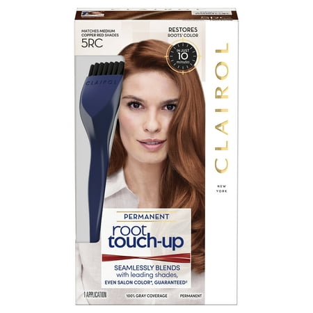 Clairol Root Touch-Up Permanent Hair Color, 5RC Medium Copper (Best Way To Cover Gray Hair Roots)