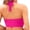 Hot Pink, variant on Womens Tank Tops BWASD Halter Backless Crop Top Sleeveless Solid Color Slim Fit Camisole Summer Going Out Outfits for Sports Workout Gym Vacation Navy S-XXL