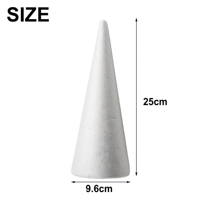 Foam Cones Polystyrene for Crafts Diy Painting Triangle Tree