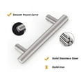 thumbnail image 4 of Topboutique 10 Pack Kitchen Cabinet Handles Silver Drawer Pulls 4 inch , Solid Stainless Steel T Bar with Satin Brushed Nickel, Hardware for Kitchen Cupboard Door Bathroom Furniture, 4 of 7
