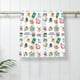 thumbnail image 5 of Balery Hello Summer Cat Toalla de Microfibra Premium con Estampado – 27.5x16 pulgadas, Alta Absorción, Suave y Aterciopelada, Secado Rápido, 5 of 6