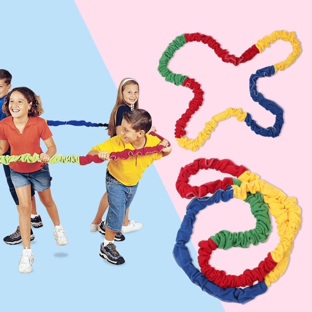 Sinyiin Multiuse Elastic Band Exercise Equipment Stretchy Loop Rope For Children Adult