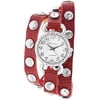 Brinley Co. Women's Rhinestone-Studded Wrap-Around Watch