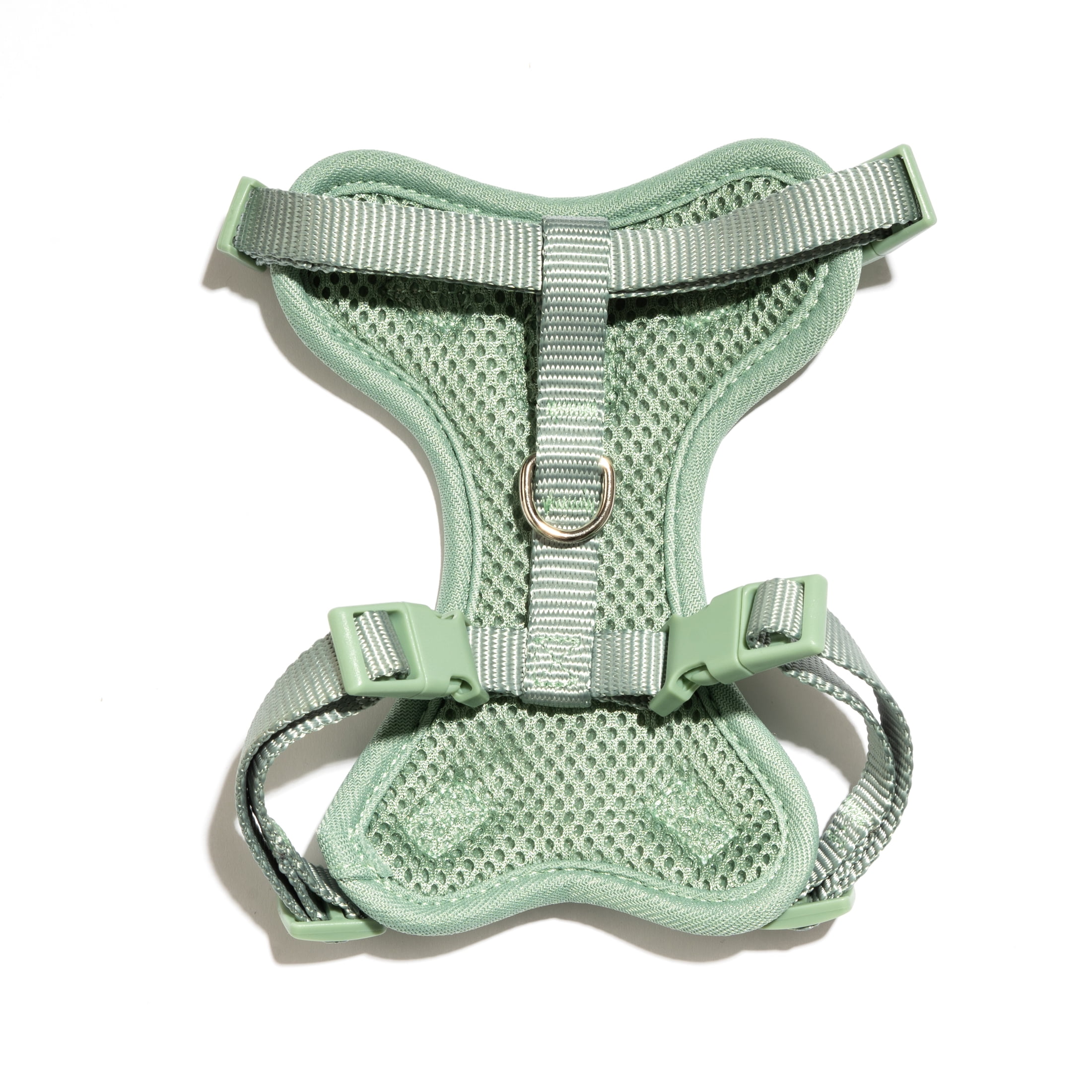 Vibrant Life Mesh Cat Harness & Leash Set, Sage, One Size Fits Most