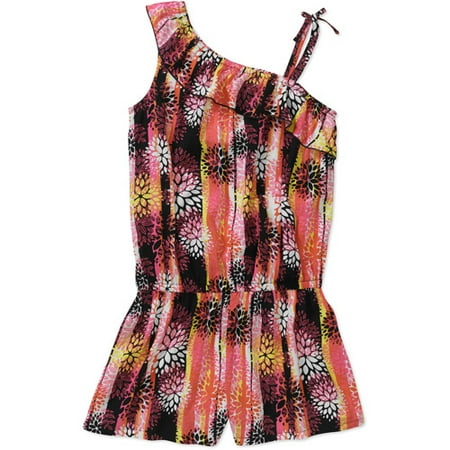 Faded Glory Girls' One Shoulder Romper