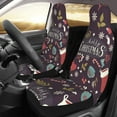 thumbnail image 2 of Sikiie Merry Christmas Car Seat Protector 2 Pack Car Seat Cushion Mat, Car Seat Covers for SUV, Truck, Van, 2 of 7