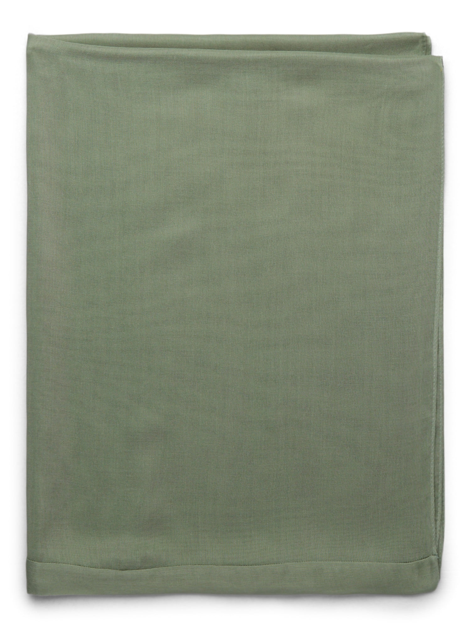 Women's Viscose Woven Flat Hijab, One Size, Sage Green