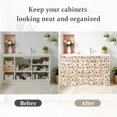 thumbnail image 6 of Rustic Botanical Pantry Cabinet Curtains 28''x51'', Fall Maple Leaves Farmhouse Wood Beige Sink Skirt for Bathroom Kitchen Tall Utility Cabinet, Laundry Privacy Drape Waterproof Dishwasher Curtains, 6 of 9