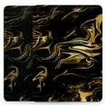 thumbnail image 2 of DesignSkinz Black & Gold Marble Swirl V7 Full-Body Skin Decal Wrap Cover for iPad Air (A1474/A1475/A1476), 2 of 4