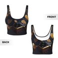 thumbnail image 6 of Goofa Casino Cards Poker Printed Sports Bras for Women, High Impact Running Bra Workout Crop Tank Tops Longline Sports Bra Push up-X-Large, 6 of 9