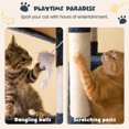 thumbnail image 6 of MWPO 63.8-in Cat Tree for Large Cat Tower with Condo and Scratching Post,Dark Gray, 6 of 9