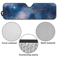 thumbnail image 7 of Psesaysky Car Windshield Sunshade Blue Starry Sky, Blocks Sun Visor Protector Foldable Sun Shield Keep Your Vehicle Cool, Fits Windshields of Car Off-road Vehicle, 7 of 7