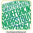 thumbnail image 5 of 10 Sheets 780 Pcs Vinyl Letter & Number Stickers - Waterproof, Self-Adhesive for Mailbox, Door, Windows, Cars, Boats, Addressr (Green, 1in&2in), 5 of 16