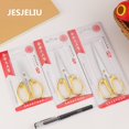 thumbnail image 2 of Stainless Steel Zinc Alloy Scissor Vintage Tailor Sewing Shears School Stationery Office Cutter Tools Diary Journal Cutting ToolCN He Qiyong unisex, 2 of 2