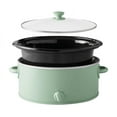 thumbnail image 4 of Mainstays 6 Quart Manual Slow Cooker, Green Sage, 4 of 8