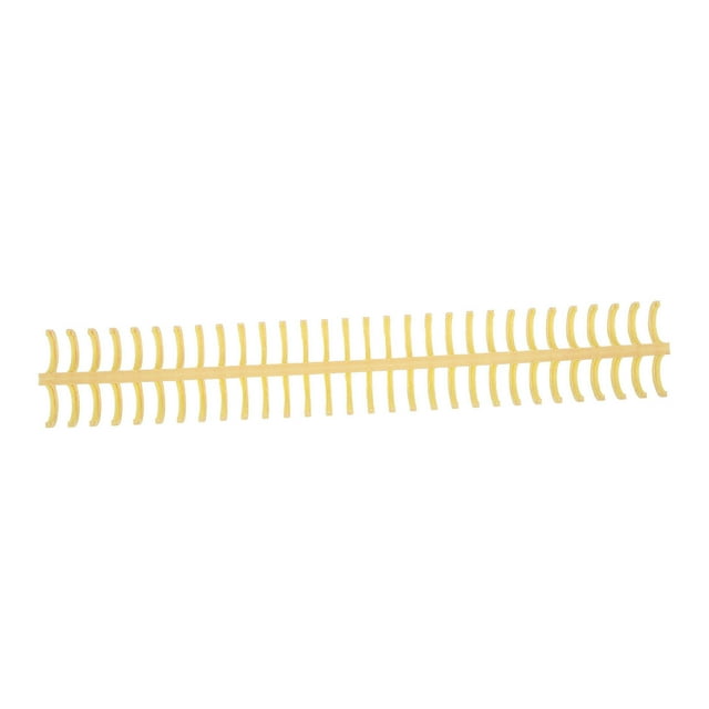 Spiral Binding Coil, Sheet Binding Comb Plastic 130 Sheets Capacity 30 Holes For Page Yellow