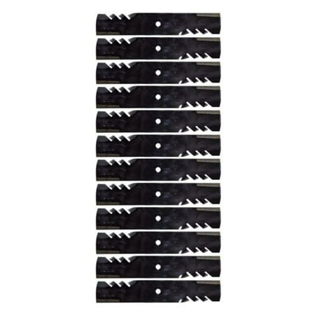 

Replaces 12PK Oregon 396-735 G6 Gator Blades for John Deere 48 AM104489 M73509