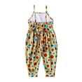 thumbnail image 5 of Tfken Jumpsuit For Girls Summer Sleeveless Graphic Comfy Casual Jumpsuit Daily Wear Children Trendy Clothes Size 2-3 Years Blue, 5 of 9
