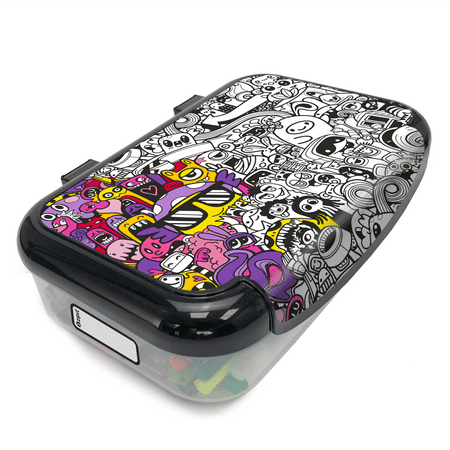 ZIPIT New Recycled Plastic Pencil Box, Color in