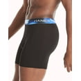 thumbnail image 4 of Hanes Sport Men’s Air Mesh Boxer Brief Underwear, X-Temp, Black/Grey/Blue, 4-Pack Assortment 1 XL, 4 of 5