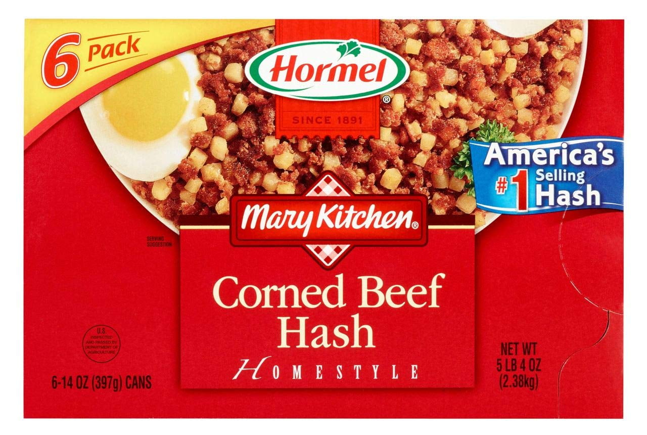Hormel Mary Kitchen, Corned Beef Hash, 14 Ounces Pack Of 6