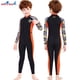 thumbnail image 3 of Traje de buceo Traje de buceo Secado rápido Niños con mangas largas de manga larga y pantalones Jumpsuit de carrocería de cuerpo completo para snorkeling Surfing Negro XXL Scienceny OD003661-10, 3 of 7