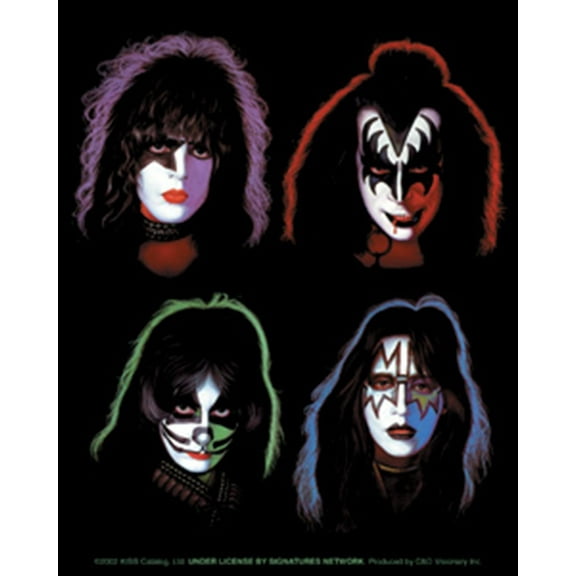 Officially Licensed, Kiss 4 Heads Sticker