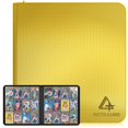 thumbnail image 1 of Carpeta para cartas Invested Alliance de 480 bolsillos con cierre de cremallera, amarilla, 1 of 8