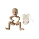 thumbnail image 1 of Reborn Doll Kit Diy Realista Reborn Baby Extremidades Completas Autoensamblaje Sin Pintar Vinilo Suave Simulación Sleeping Baby Diy Niños Playmates 18 Pulgadas Kearding FN002776-00, 1 of 6
