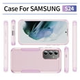 thumbnail image 6 of Dteck for Samsung Galaxy S24 Case, Hybrid Shockproof Rugged Hard PC TPU Bumper Protective Cover for Samsung Galaxy S24,Pink, 6 of 8