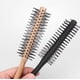 thumbnail image 2 of Round Hair Brush for Styling and Curling with AntiFrizz Detangling and Wooden Handle, 2 of 4