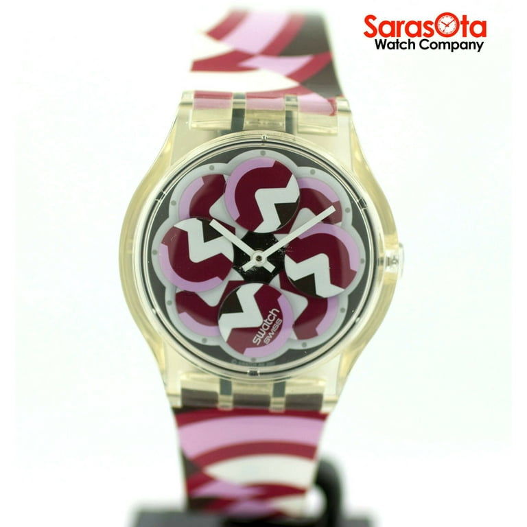 Swatch SR626SW Multi Color Plastic Band Multi Color Dial Quartz