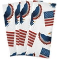 thumbnail image 6 of United States of America Flags Tea Towels Set of 6 USA Eagle Flying Kitchen Dish Cloth with Hanging Loop, 18"x28"Lint-Free Absorbent Towel for Kitchen Drying Wiping and Cleaning, 6 of 7