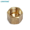 thumbnail image 5 of LTWFITTING 1/4" Brass Compression Cap Stop Valve Cap,Brass Compression Fitting(Pack of 60), 5 of 5