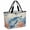 Blue Cream, variant on Sea Turtle Coastal Beach Bag for Women, Large Breathable Mesh Beach Tote Bag, Summer Beach Coral Nautical Teal Wood Sandproof Lightweight Travel Bags for Vacation Picnic Swimming Pool