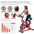 thumbnail image 3 of Costway Adjustable Exercise Bike Cycling Cardio Fitness Aerobic Workout 18lbs Flywheel, 3 of 10