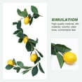 thumbnail image 4 of BESTONZON 1pc Hanging Vine Decorative Simulation Lemon Hanging Rattan for Decor (Yellow), 4 of 5