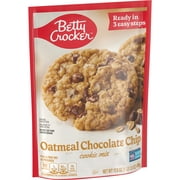 Betty Crocker Oatmeal Chocolate Chip Cookies, Cookie Baking Mix, 17.5 oz