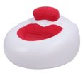 thumbnail image 1 of Inflatable Lounge Chair Supportive, Comfortable Heart Shape Plush Chair for Bedroom Living Room with Wear Proof PVC Material, 1 of 7
