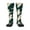 1 Black, variant on Flying Swans print thigh-high socks, crafted for both men and women with a stretchy, high-opaque design perfect for daily wear