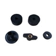 thumbnail image 3 of Accesorios para platillos Funda de repuesto para soporte de platillos ligera y resistente Piezas para batería Negro, 3 of 8