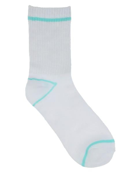Wonder Nation Girls Crew Socks 6PK Nep Yarn