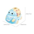 thumbnail image 3 of Gallickan Baby Car Rattle Toy, Rattle & Roll Cars for Toddler Aged 1-3, Friction Powered Truck, Baby Boys Girls Gift, Blue, 3 of 5