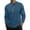 Blue, variant on UVEASISHA Cotton Henley Shirts for Men Long Sleeve Button Up T-Shirt Plaid Patchwork Casual Business Work Tees Comfy Regular Fit Pullover Shirt Blue XXL