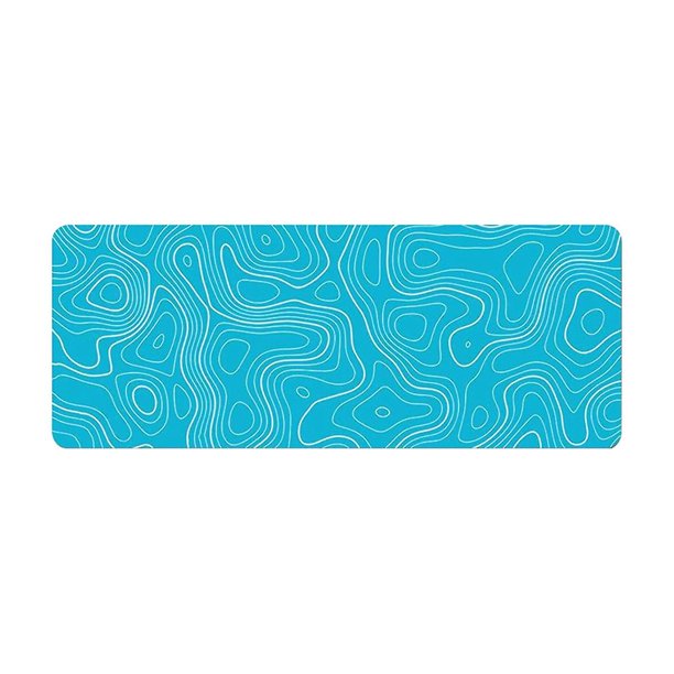 Alfombrilla de ratón grande extendida DENGXMXG contorno topográfico 11.8x31.5 pulgadas