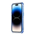 thumbnail image 2 of Compatible With iPhone 15 Pro Phone Case Thickened Edges Protection Shock-absorbent Anti-Scratch Solid Color Lightweight Plain Semi Transparent Phone Cover for iPhone 15 Pro,Blue, 2 of 8