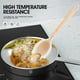 thumbnail image 4 of Cuchara de espátula de silicona - resistente al calor hasta 446°F, antiadherente y resistente a arañazos para repostería y cocina, utensilio de cocina beige de 11 pulgadas, 4 of 5