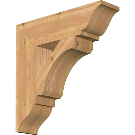 

Ekena Millwork 5 1/2 W x 22 D x 22 H Legacy Traditional Smooth Bracket Western Red Cedar