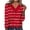 Red, variant on Gnshining Oversized Shirts for Women Long Sleeve V Neck Casual Sweatshirt Fall Fashion Soft Daily Pullover with Button